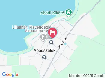 Süveges Vendégház Abádszalók a térképen