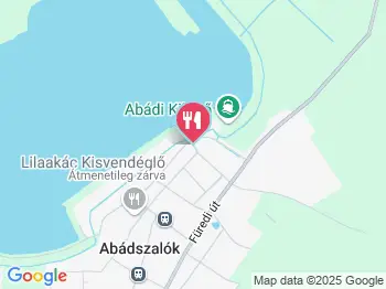 Szent Kristóf Panzió étterme Abádszalók a térképen