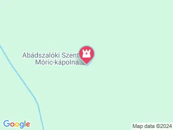 Szent Móric kápolna Abádszalók a térképen
