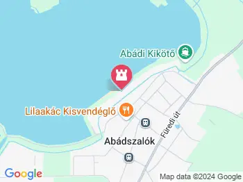 Tisza-tó Strand Abádszalók a térképen