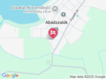 Tiszavirág Üdülőház Abádszalók a térképen