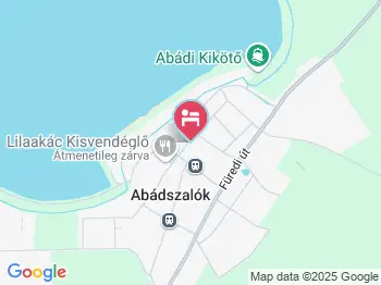 Unicum Vendégház Abádszalók a térképen