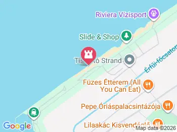 Víziejtőernyőzés Abádszalók a térképen