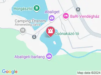 Abaligeti-tó Abaliget a térképen