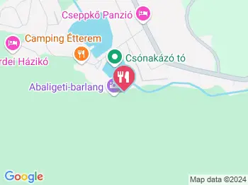 Denevér Bisztró Abaliget a térképen