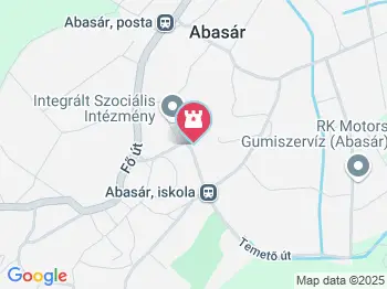 Abasári Kapásház Abasár a térképen