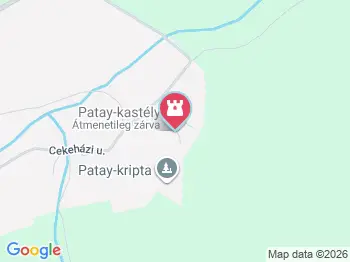 Patay-kastély Abaújszántó a térképen