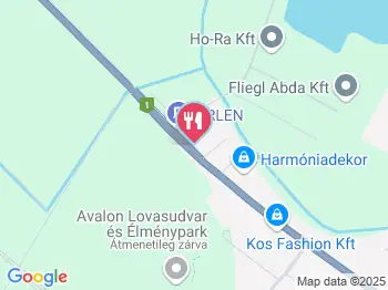 Bavaria Étterem Abda a térképen