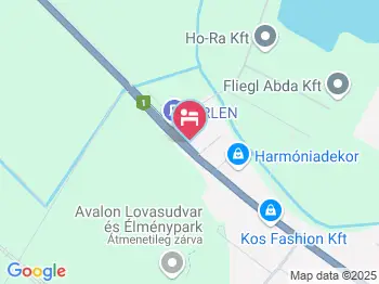 Bavaria Hotel Abda a térképen