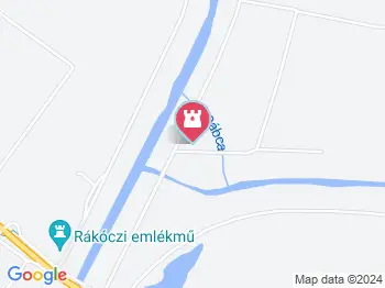 Radnóti abdai síremléke Abda a térképen