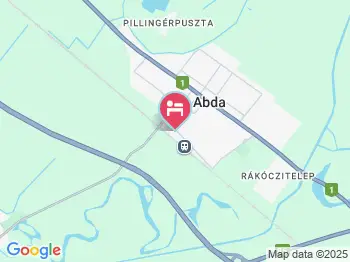 Viktória Vendégház Abda a térképen