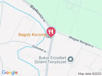 Bagoly büfé lottózó Abony a térképen