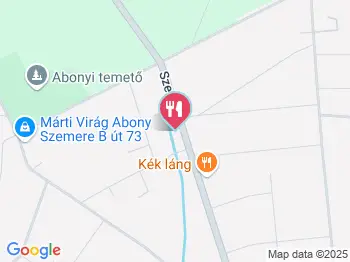 Fűzfa büfé Abony a térképen