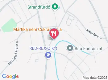 Márti Néni Cukrászdája Abony a térképen