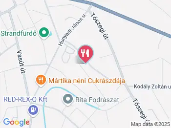 Nero pizzeria Abony a térképen