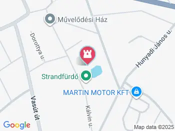 Városi Termálfürdő Abony Abony a térképen