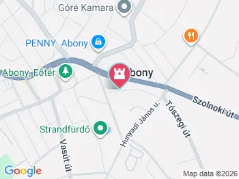 Zsinagóga Abony a térképen