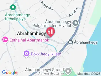 Ábrahám Teázó Ábrahámhegy a térképen