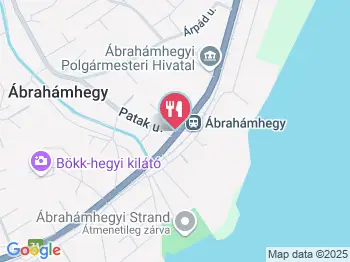 Átjáró Grill-Taco Bar Ábrahámhegy a térképen