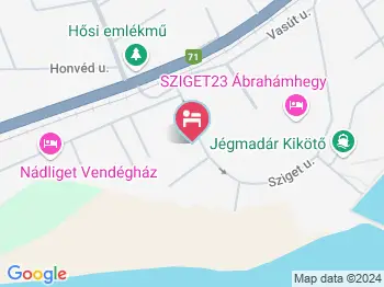 Bohém Vendégház Ábrahámhegy a térképen