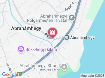 Fagyöngy Sportház Ábrahámhegy a térképen