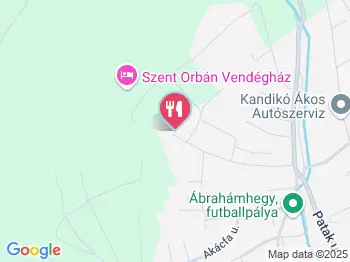 Horváth-Kert Falatozó Ábrahámhegy a térképen