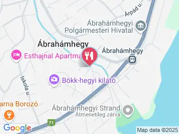 Lacus Pelso Pizzéria & Söröző Ábrahámhegy a térképen