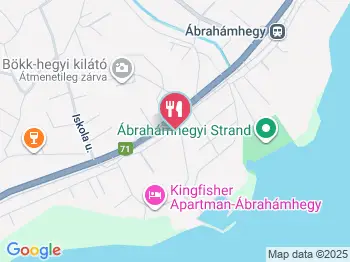 Rák & Roll Garnélázó Ábrahámhegy a térképen