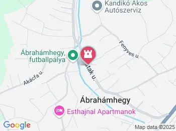 Szent László templom Ábrahámhegy a térképen