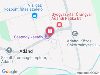 Fekete István Emlékszoba Ádánd a térképen