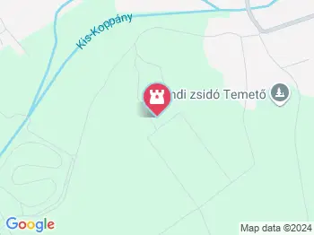 Hetyei templomrom Ádánd a térképen