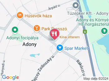 Ázsia Garden Étterem Adony a térképen