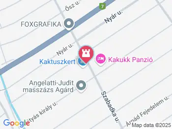 Kaktuszkert Agárd a térképen