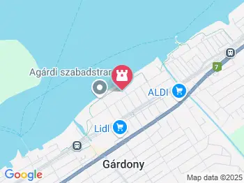 SURF CORE Szörfbázis Agárd a térképen