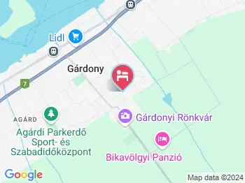 Szieszta Apartman Agárd a térképen
