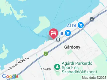 Touring Hotel Agárd a térképen