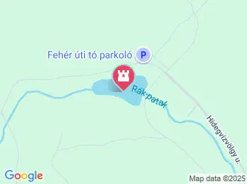 Fehér úti tó Ágfalva a térképen