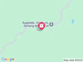 Baradla-barlang Vörös-tói Látogatóközpont Aggtelek a térképen