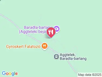 Barlang Vendéglő Aggtelek a térképen