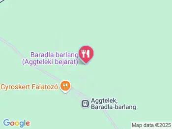 Fehér ház büfé Aggtelek a térképen