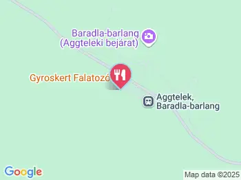 Gyros Kert Aggtelek a térképen
