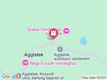 Harangtorony Aggtelek a térképen