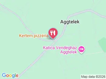Kertem Pizzéria Aggtelek a térképen