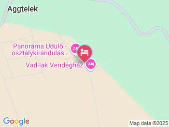Panoráma Üdülő Aggtelek a térképen