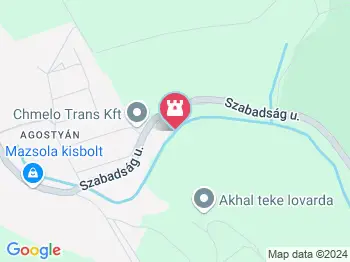 Agostyáni Ökofalu Agostyán a térképen