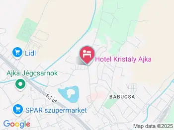Kristály Hotel Konferencia & Wellness Ajka a térképen