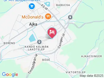 Kristályfürdő és Kemping Ajka a térképen