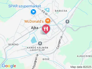 Kvattro Étterem Ajka a térképen