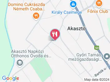 Bika Kocsma Akasztó a térképen