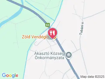 Zöld Vendéglő Akasztó a térképen